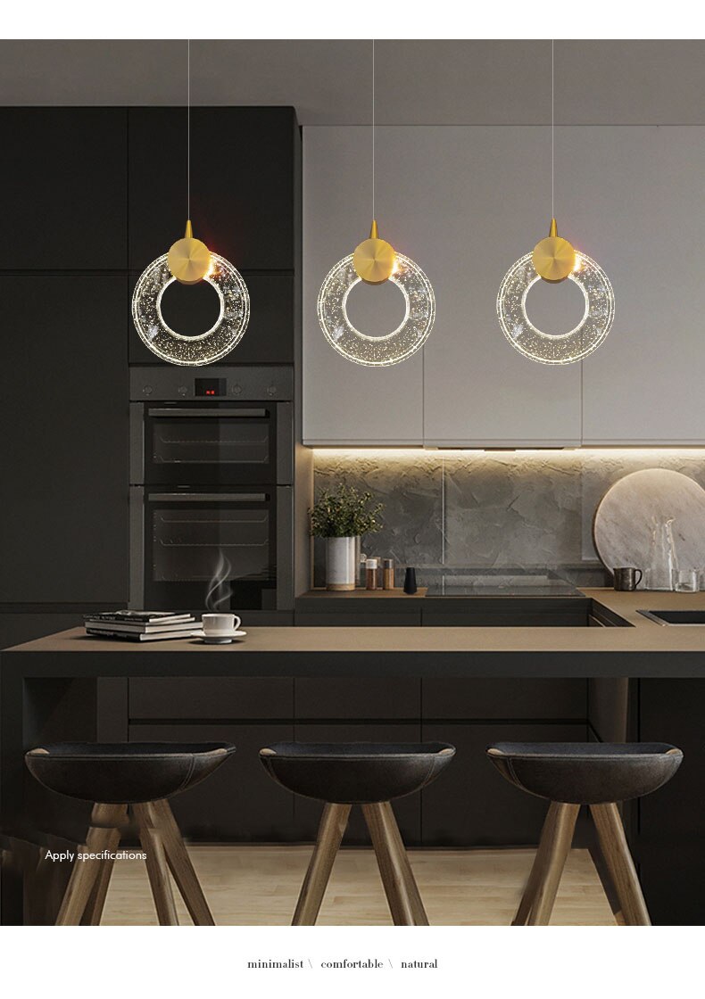 LYF Desdemona Crystal LED Pendant Light