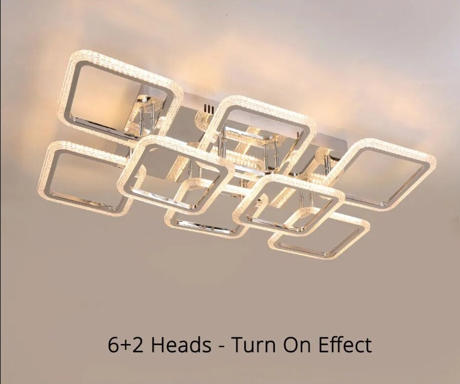 Qiyi Kaoli Chrome LED Chandelier