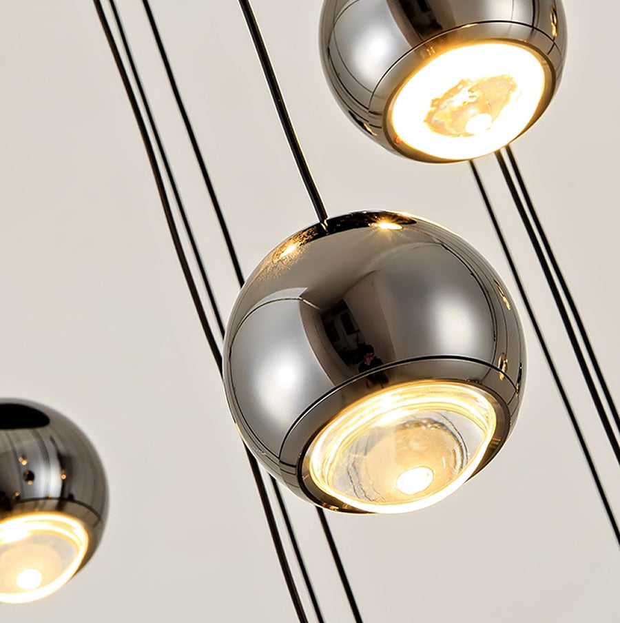 APEX Modern Luxury Glossy Ball Droplight Deco Lighting