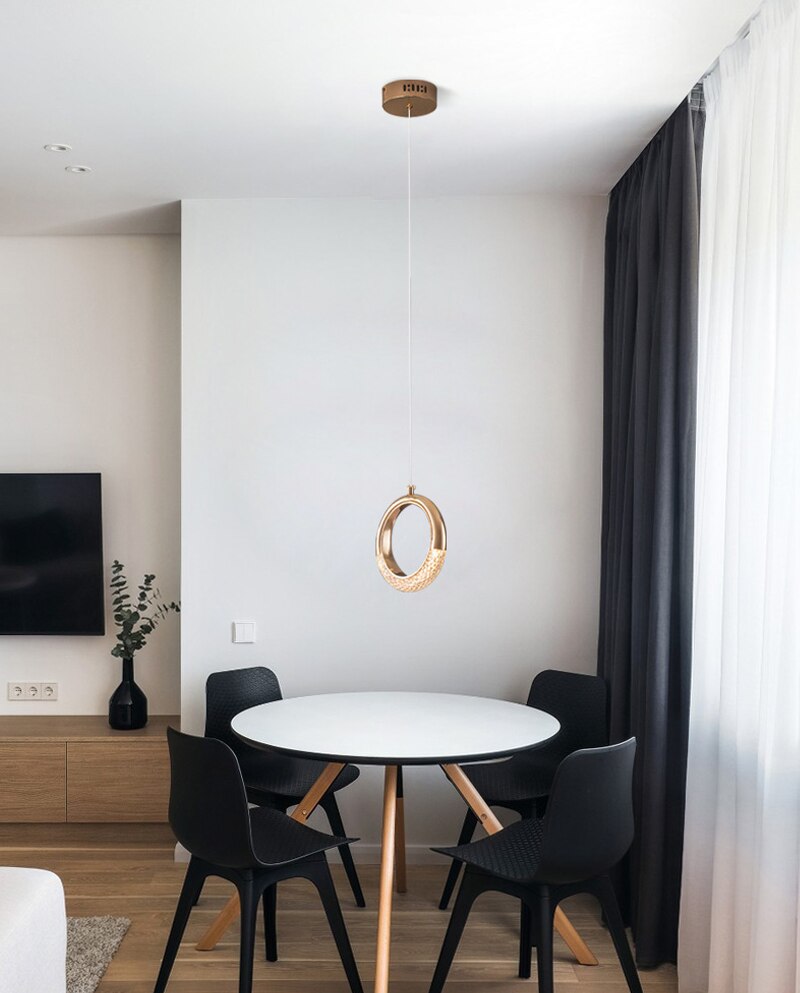 Lyf Moon And Circle Pendant Light