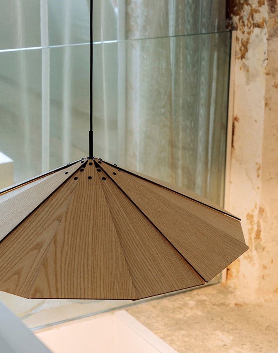 IIS LED Solid Wood Pendant Light Nordic Restaurant Bar Office Hanging lamp