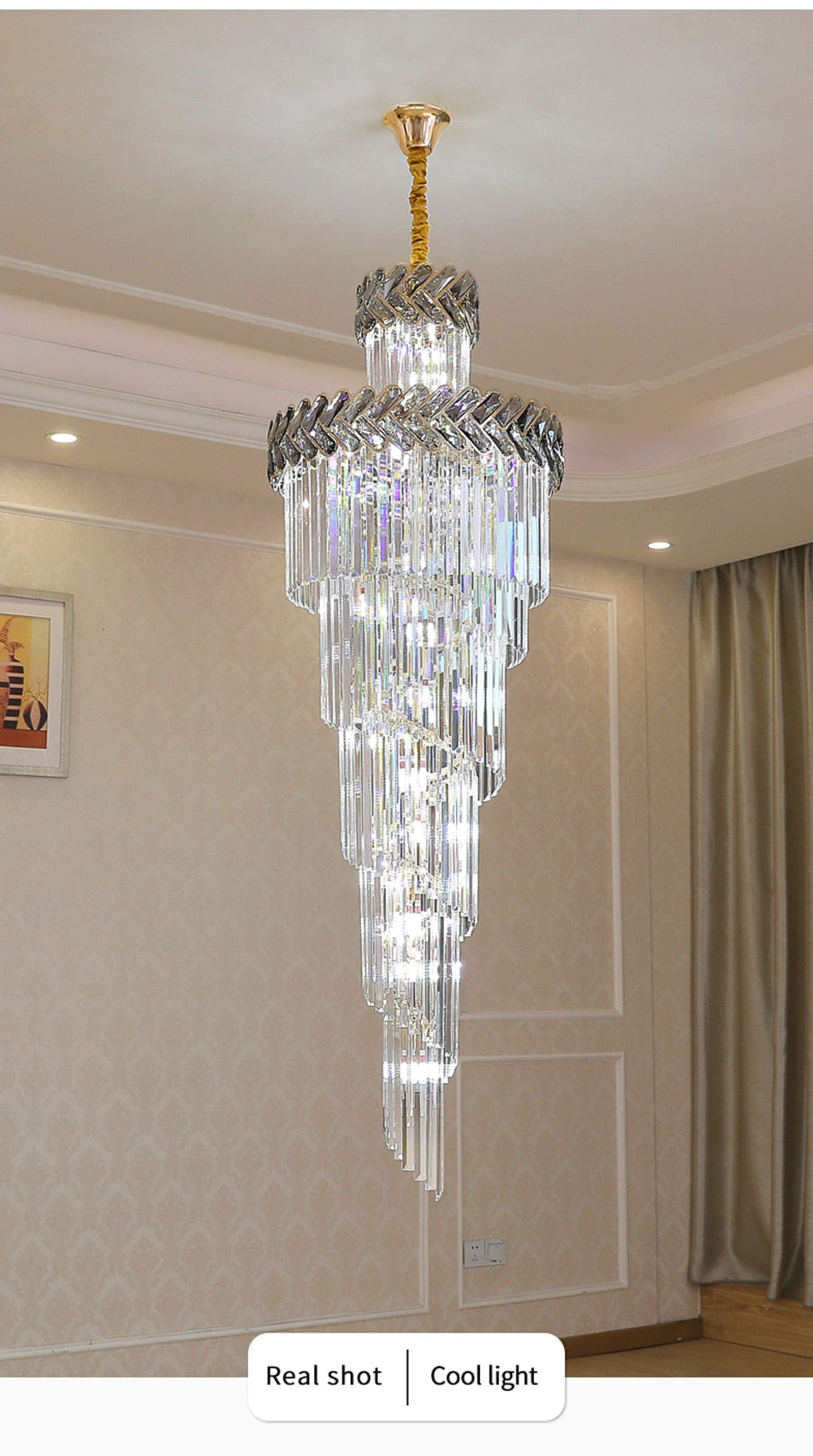 Ylk Tahlia Luxury Staircase Chandelier