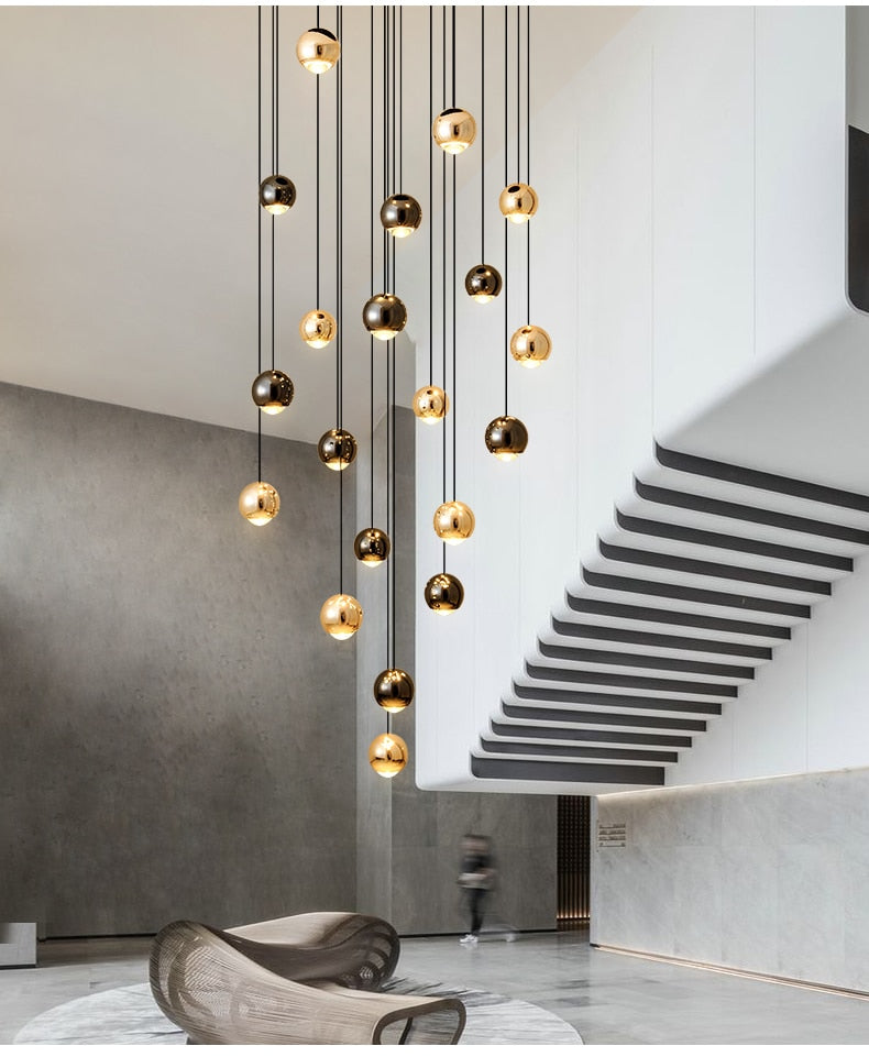 APEX Modern Luxury Glossy Ball Droplight Deco Lighting