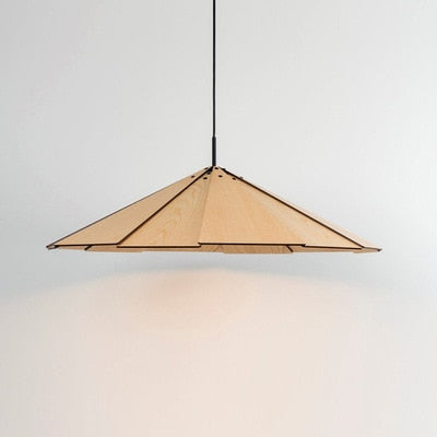 IIS LED Solid Wood Pendant Light Nordic Restaurant Bar Office Hanging lamp