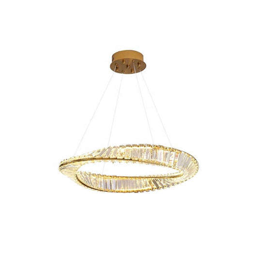 Ylk Mobius Ring Crystal Lamp