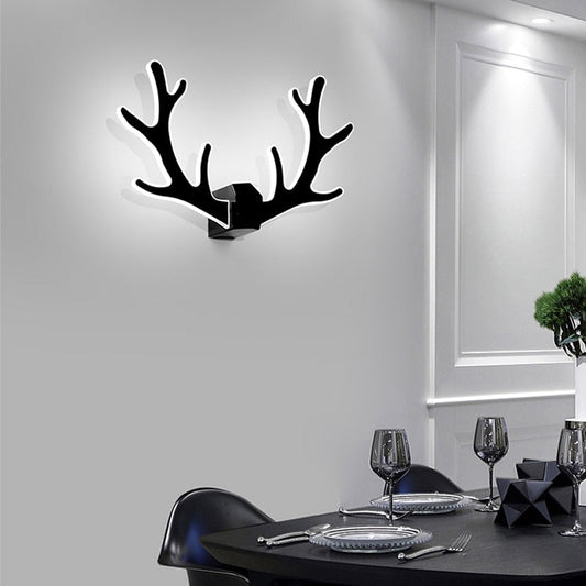 IIS Nordic Antler wall lamp LED bedside bedroom light macarons wall sconce