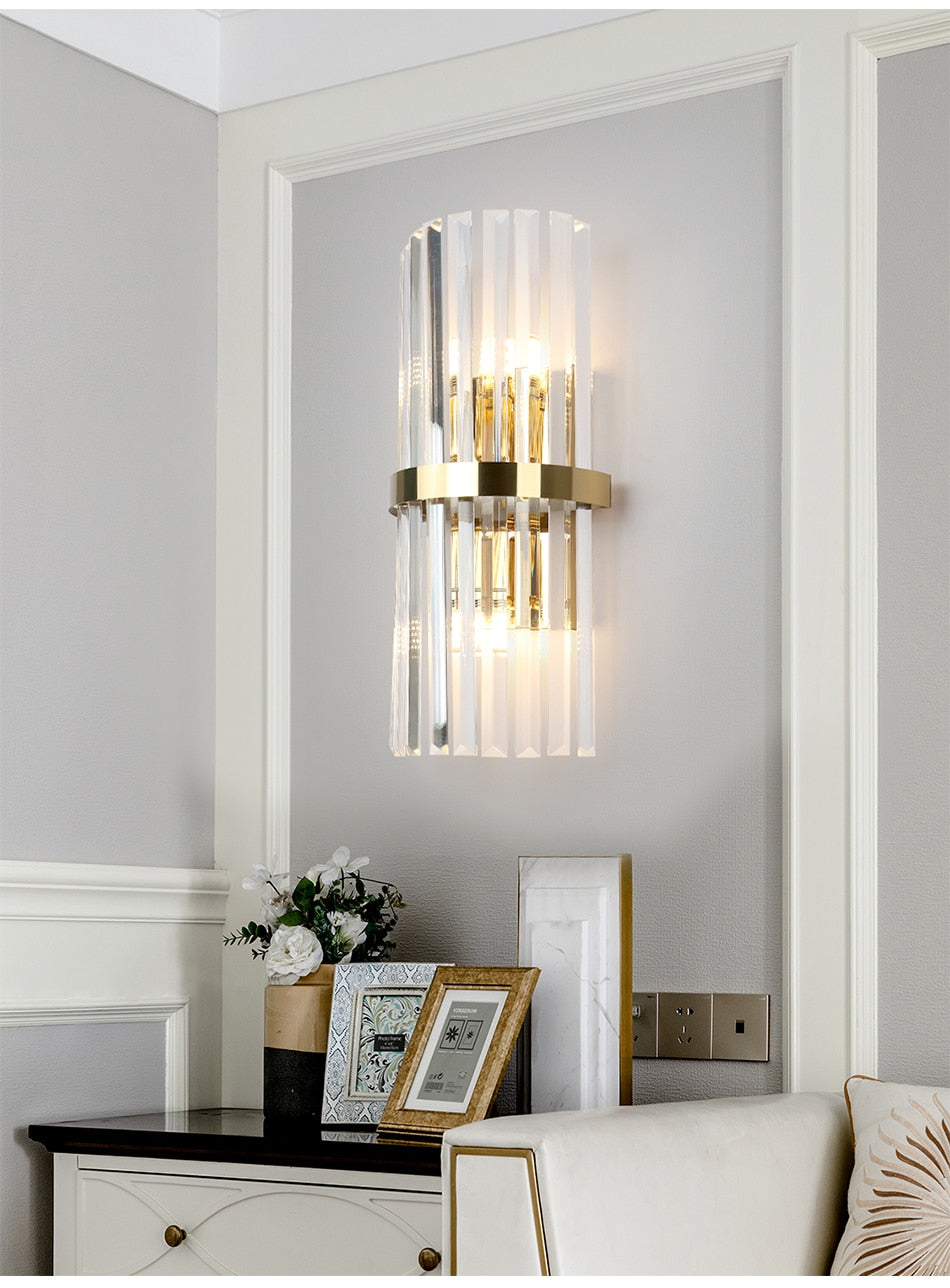Ylk Dallen Luxury Crystal Wall Light