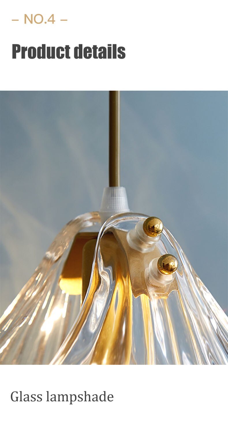 Lyf Shell Crystal LED Pendant Lights