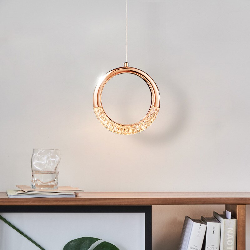 Lyf Moon And Circle Pendant Light