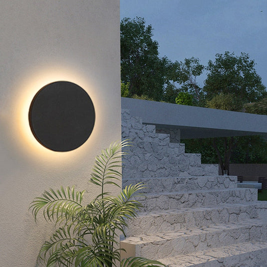 IIS Round/Square Modern IP65 Waterproof outdoor LED wall lamp