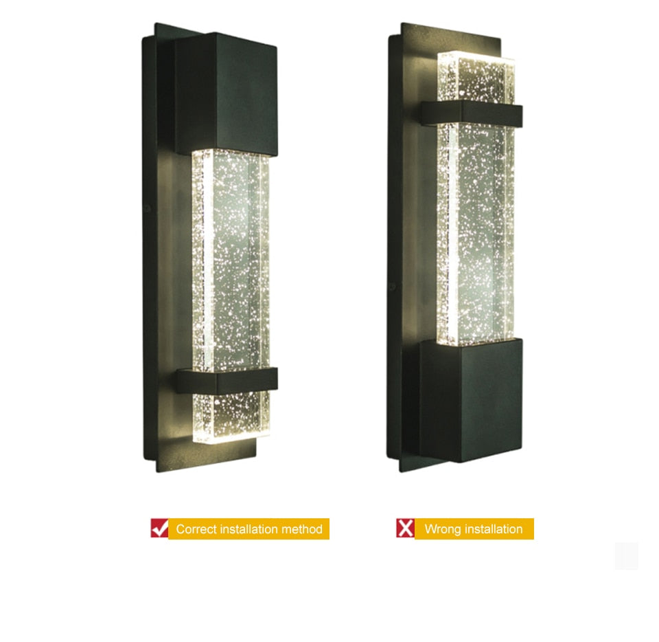 IIS New Led wall lamp PIR motion sensor outdoor IP65 waterproof