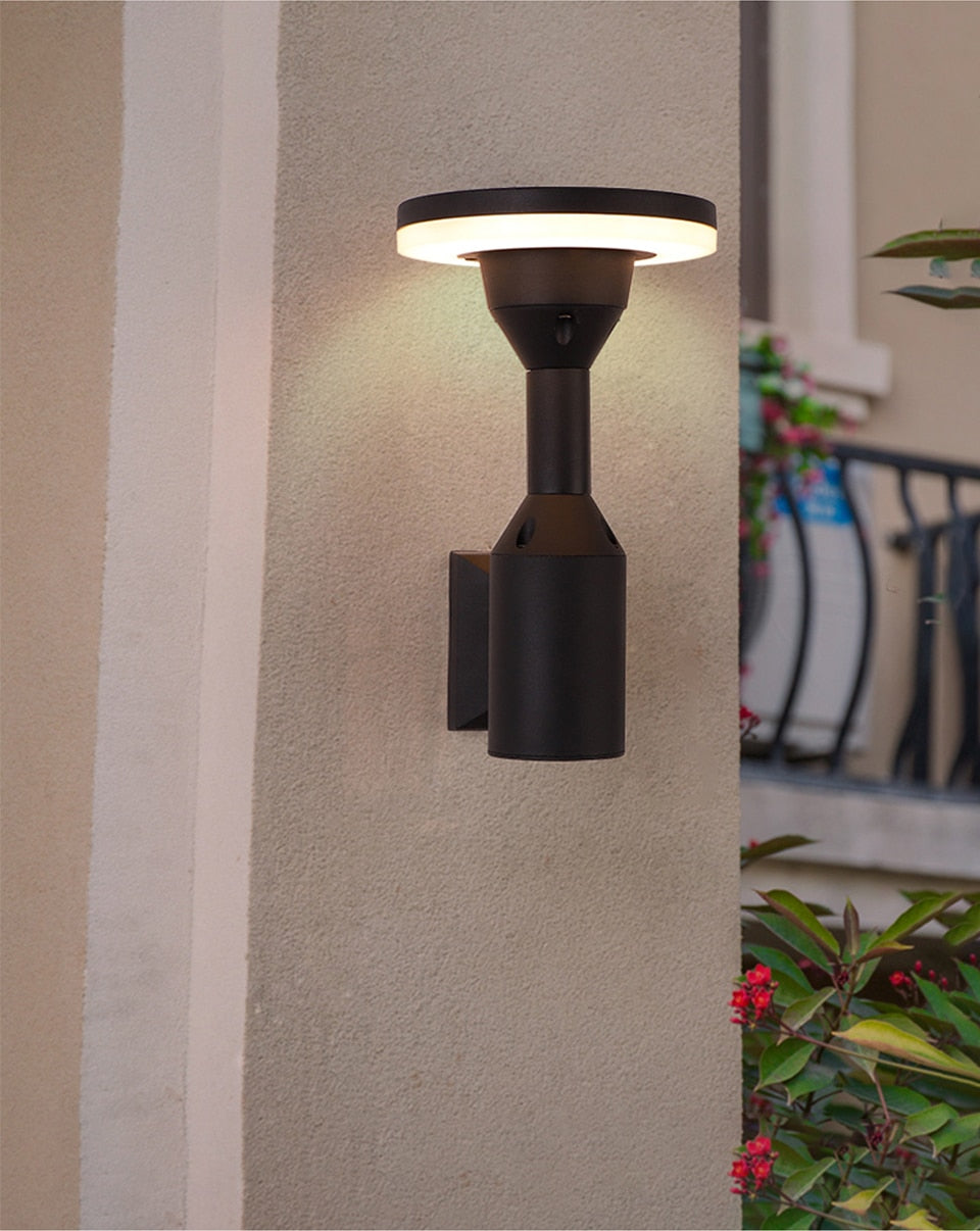 IIS 4-Model LED Outdoor Wall Lamp Creative Balcony Courtyard IP65 waterproof  lighting