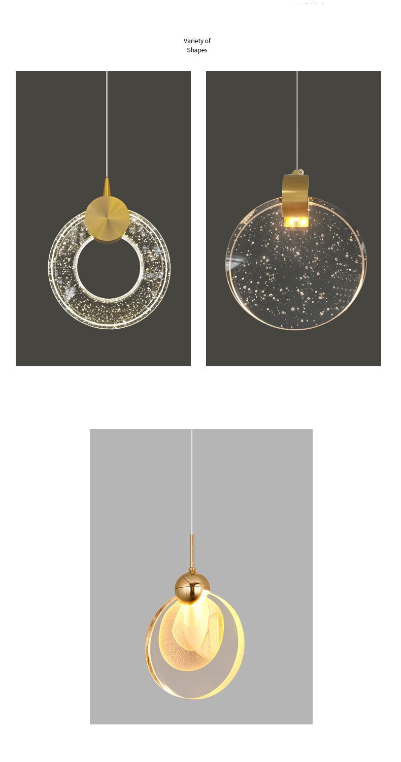 LYF Desdemona Crystal LED Pendant Light