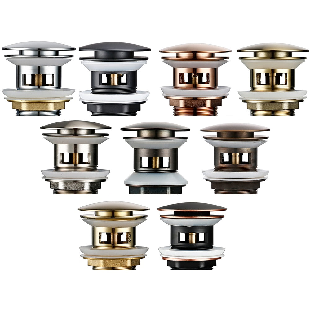 Mirja - Bathroom Sink Drain Pop Up Drain Bathroom Sink Stopper