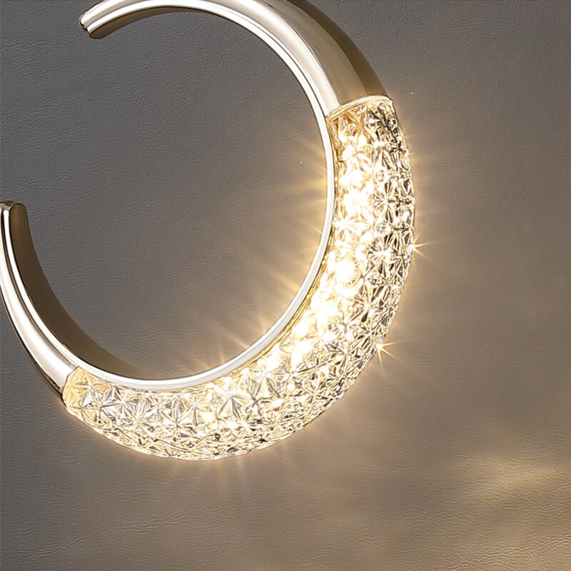 Lyf Moon And Circle Pendant Light