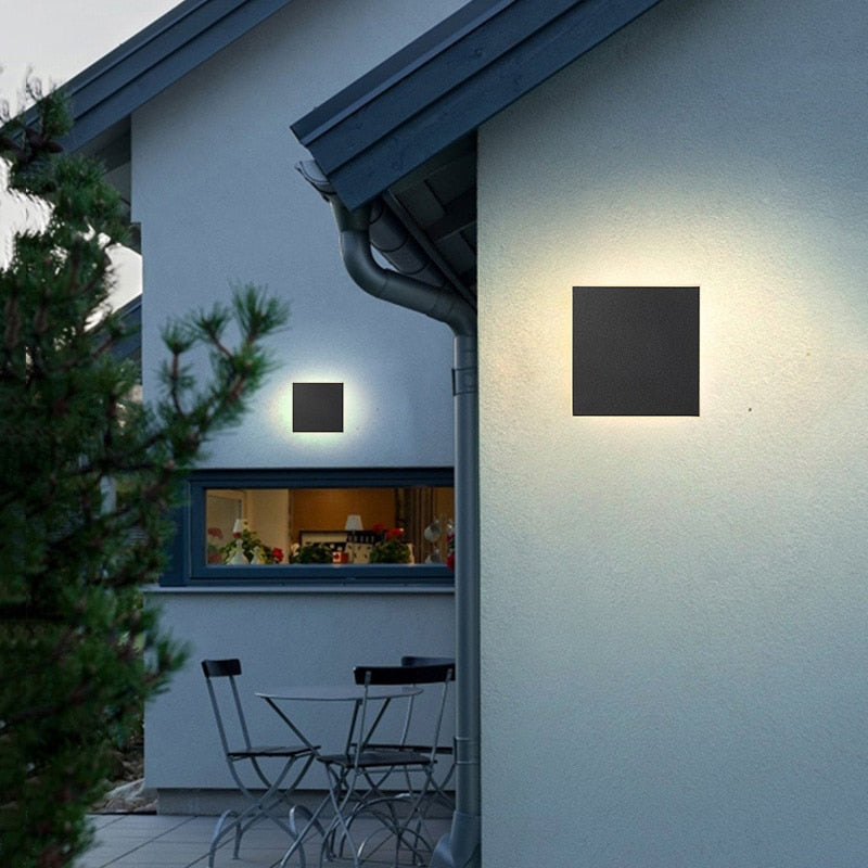 IIS Round/Square Modern IP65 Waterproof outdoor LED wall lamp