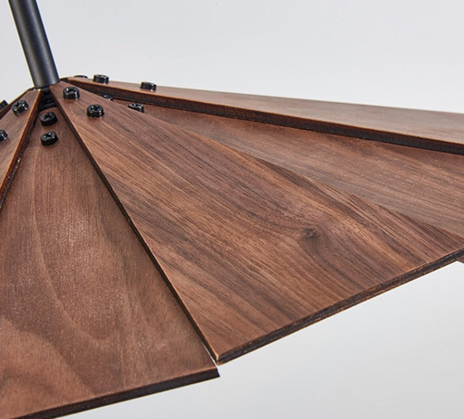 IIS LED Solid Wood Pendant Light Nordic Restaurant Bar Office Hanging lamp