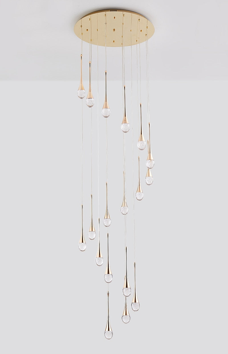 Ylk Water-Drop LED Chandelier