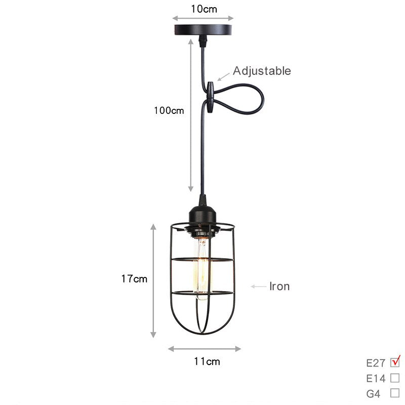 LYF 20-styles Daire Modern industrial style American retro country Pendant Lamp