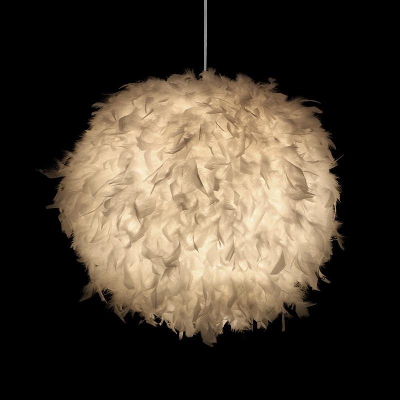 LYF LED Nordic Feather Romantic Dreamy Hanging Lamp