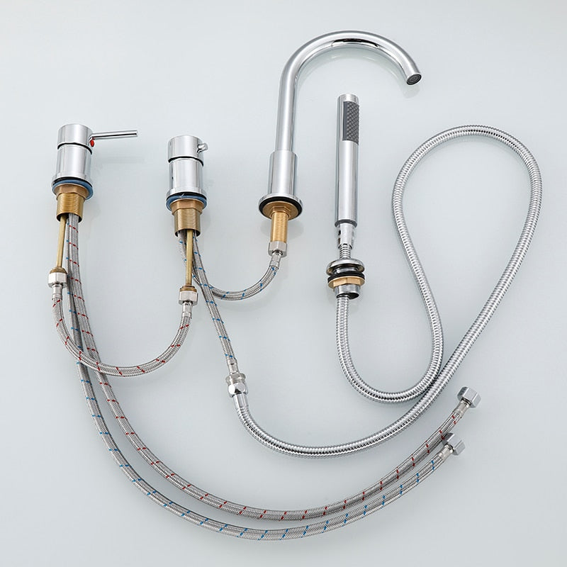 Katen - Modern Bathtub Faucet Deck Mount Tub Faucet