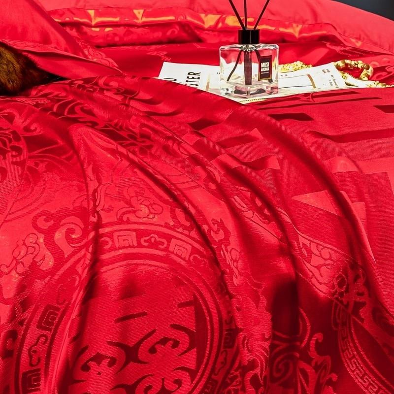 Scarlet Luxury Egyptian Cotton Duvet Set