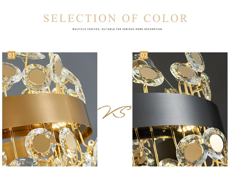 Ylk Zara Luxury Crystal Chandelier