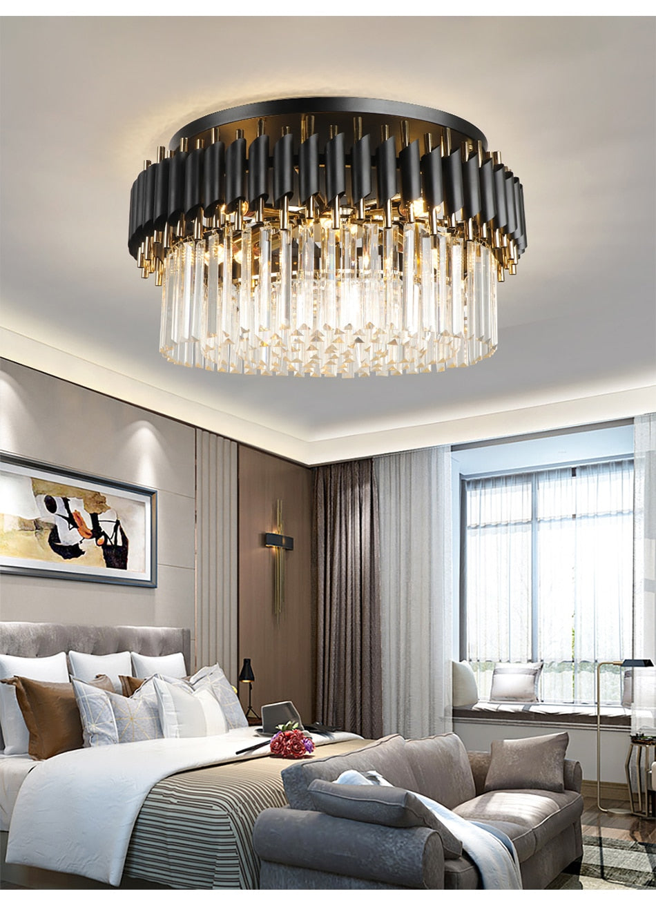 Ylk Aldric Luxury Black Chandelier