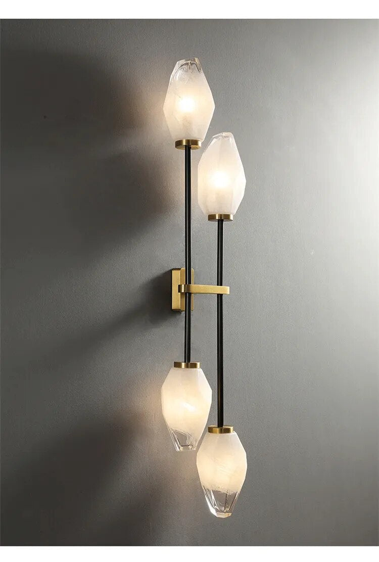 Simple Modern Nordic Lighting Luxury Copper Wall Sconces