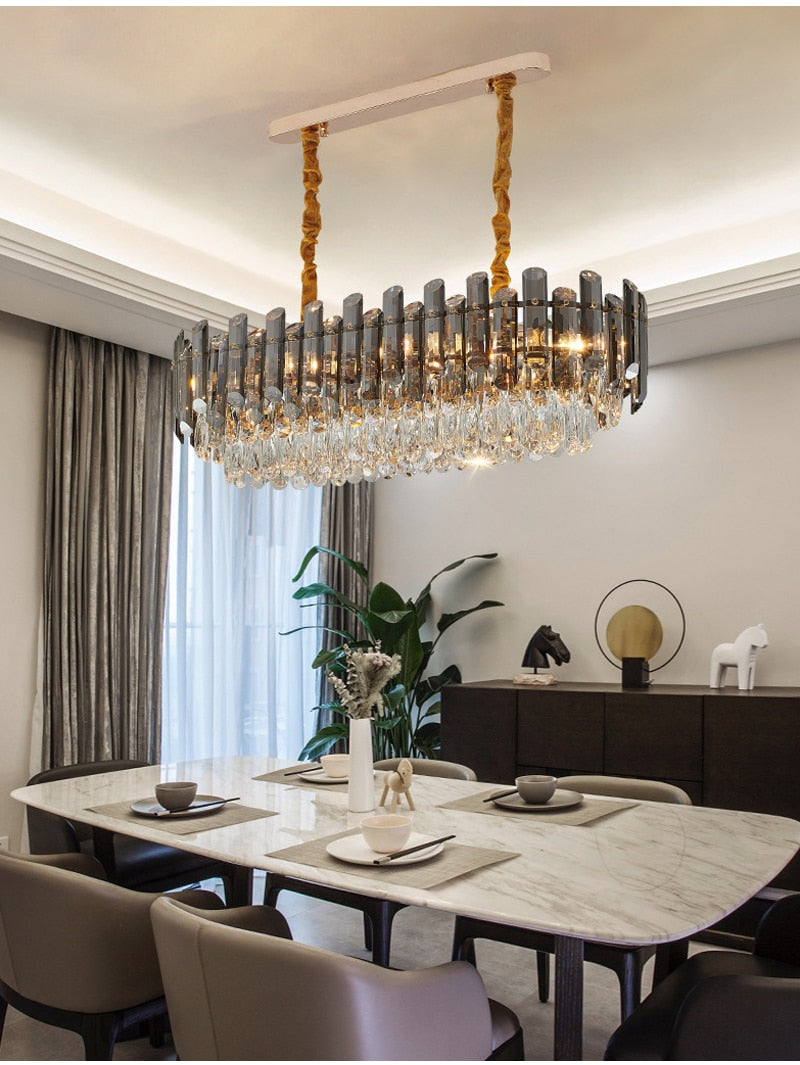 Ylk Demetrius Crystal Chandelier Luxe