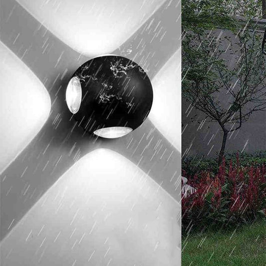 Won Chrysanthe Garden Waterproof Sconces