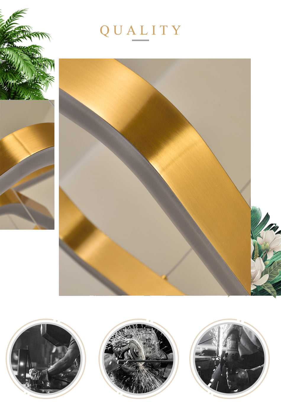 Ylk Polygon Design Luxe Chandelier