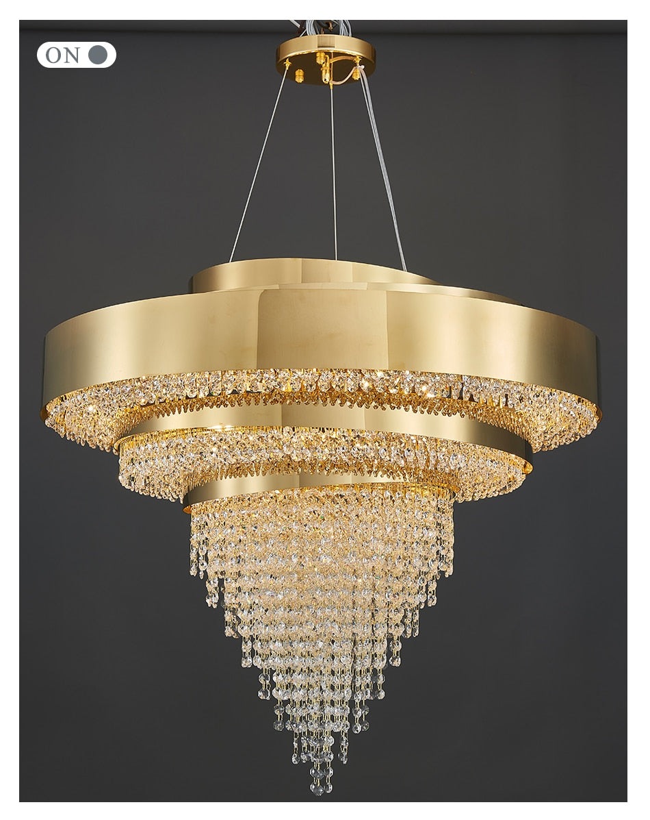 Ylk Modern Crystal Chandelier Light