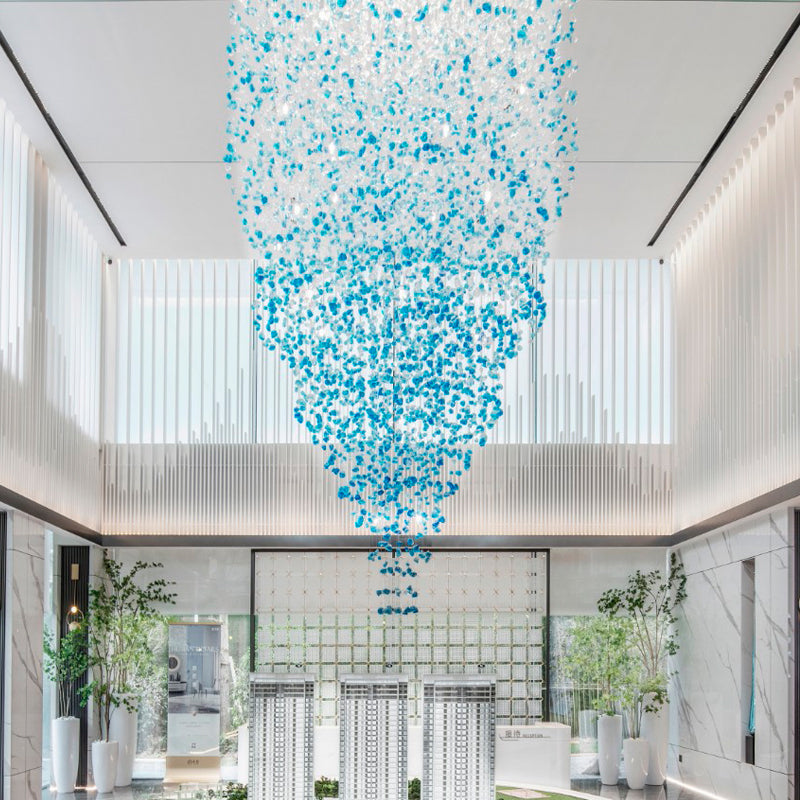 Ylk Modern Clear Crystal Chandelier