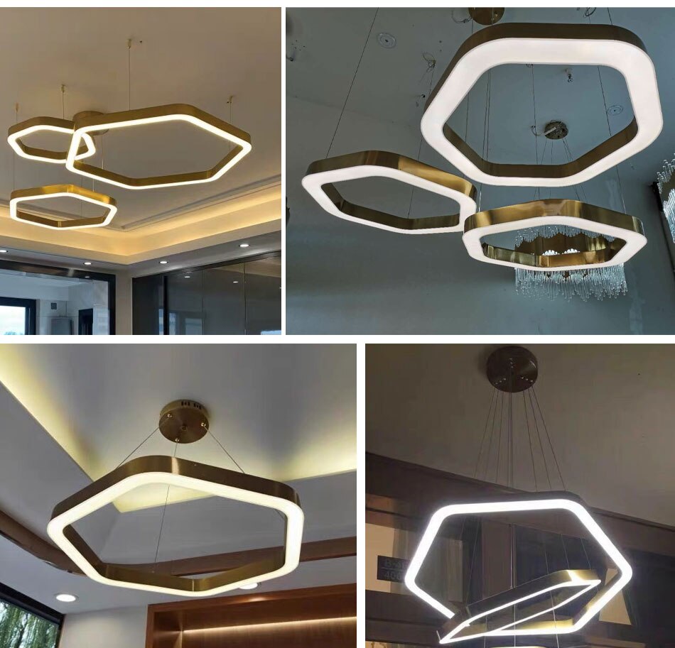 Ylk Polygon Design Luxe Chandelier