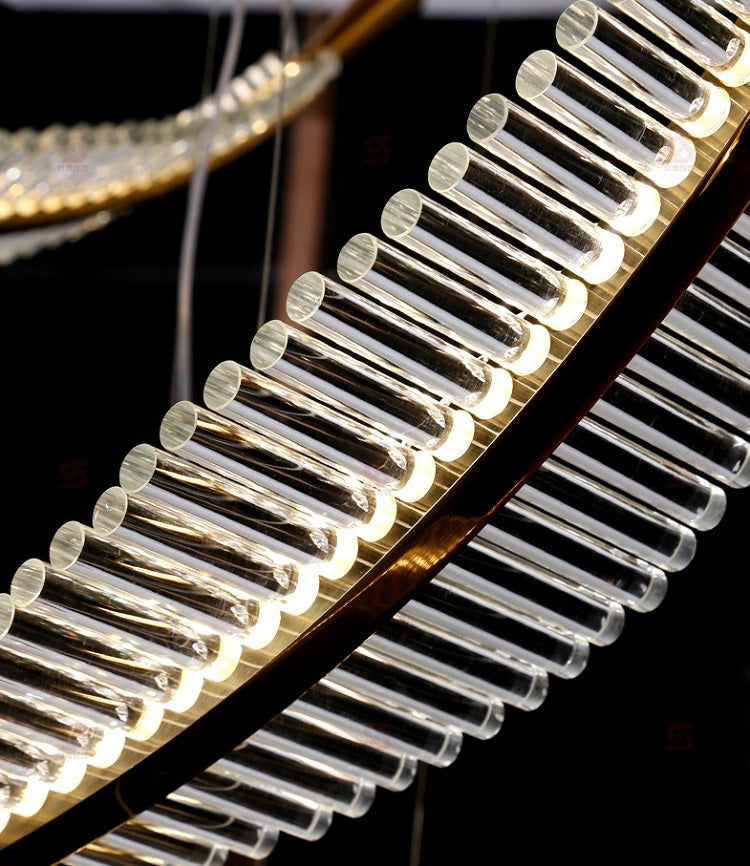 Ylk Feather Design LED Chandelier