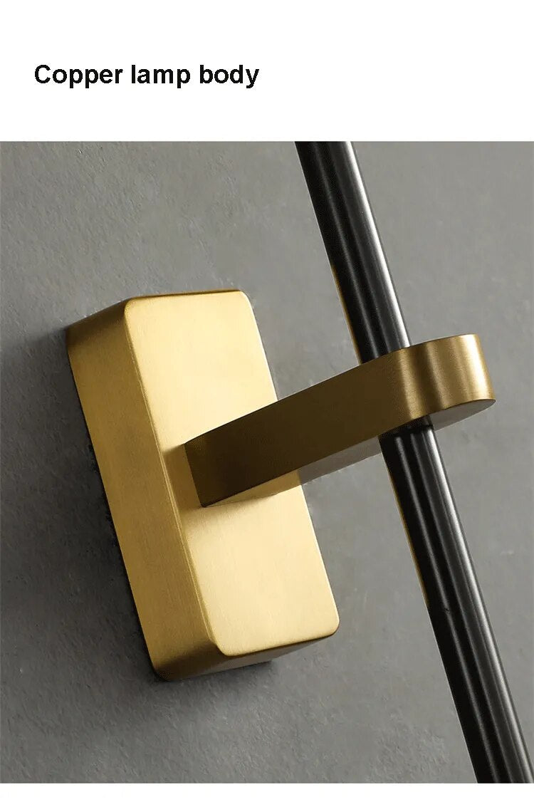 Simple Modern Nordic Lighting Luxury Copper Wall Sconces