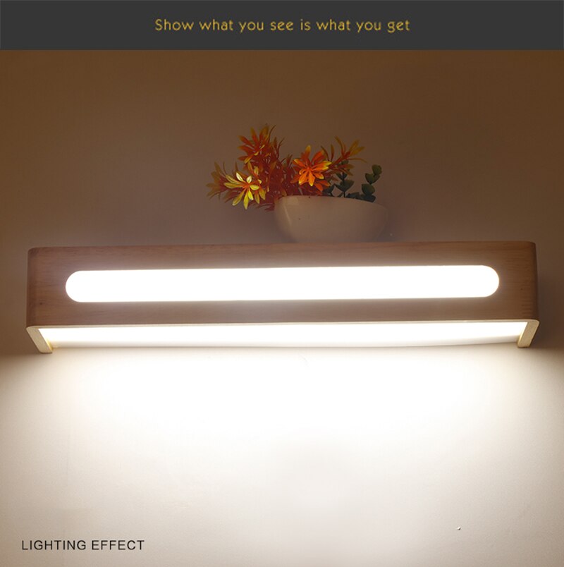 Won Led Wooden Wall Sconce