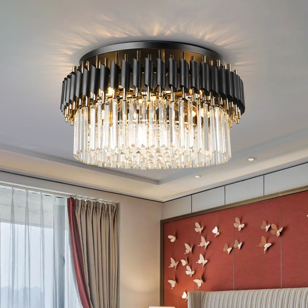 Ylk Aldric Luxury Black Chandelier