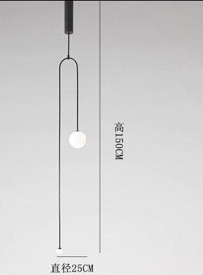Torborg Minimalist Bedroom Bedside Led Chandelier Light