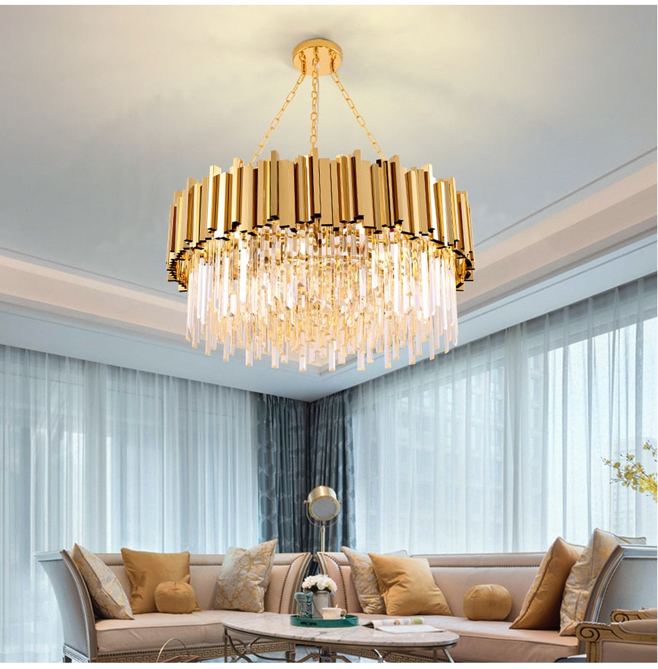 Ylk Sol Modern Crystal Chandelier