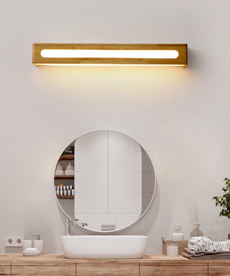 Won Led Wooden Wall Sconce