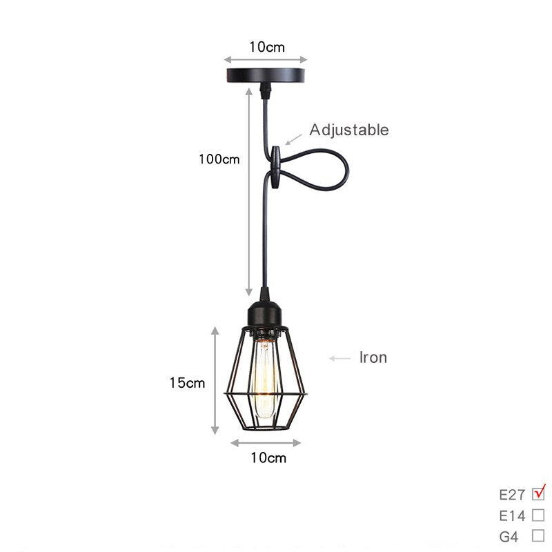 LYF 20-styles Daire Modern industrial style American retro country Pendant Lamp