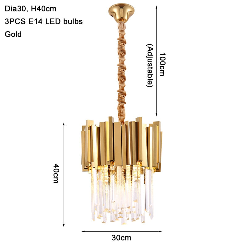 Ylk Abrazo Luxury Crystal Chandelier