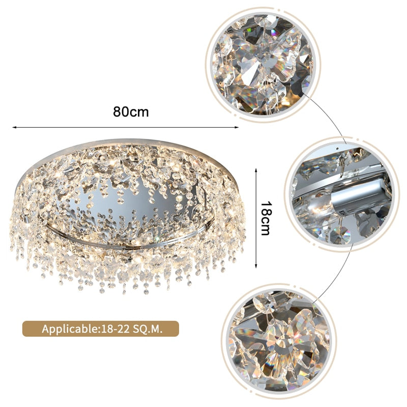 Ylk Sonrisa Luxury Crystal Chandelier