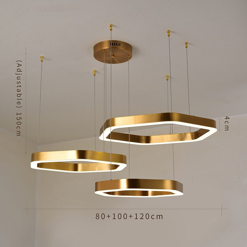 Ylk Polygon Design Luxe Chandelier