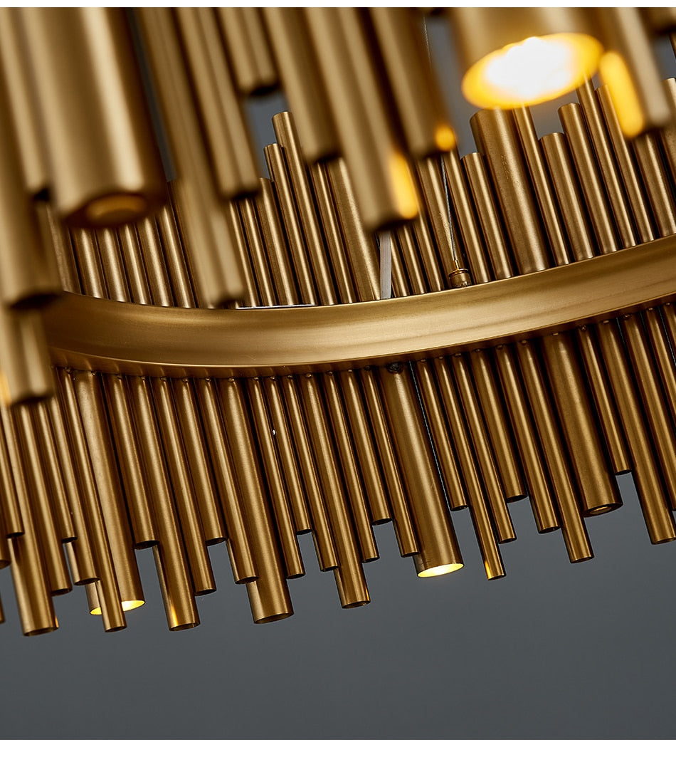 Ylk Aiden Luxury Gold Chandelier