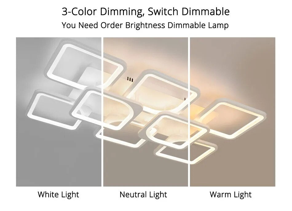 Qiyi Kaoli Modern LED Chandelier