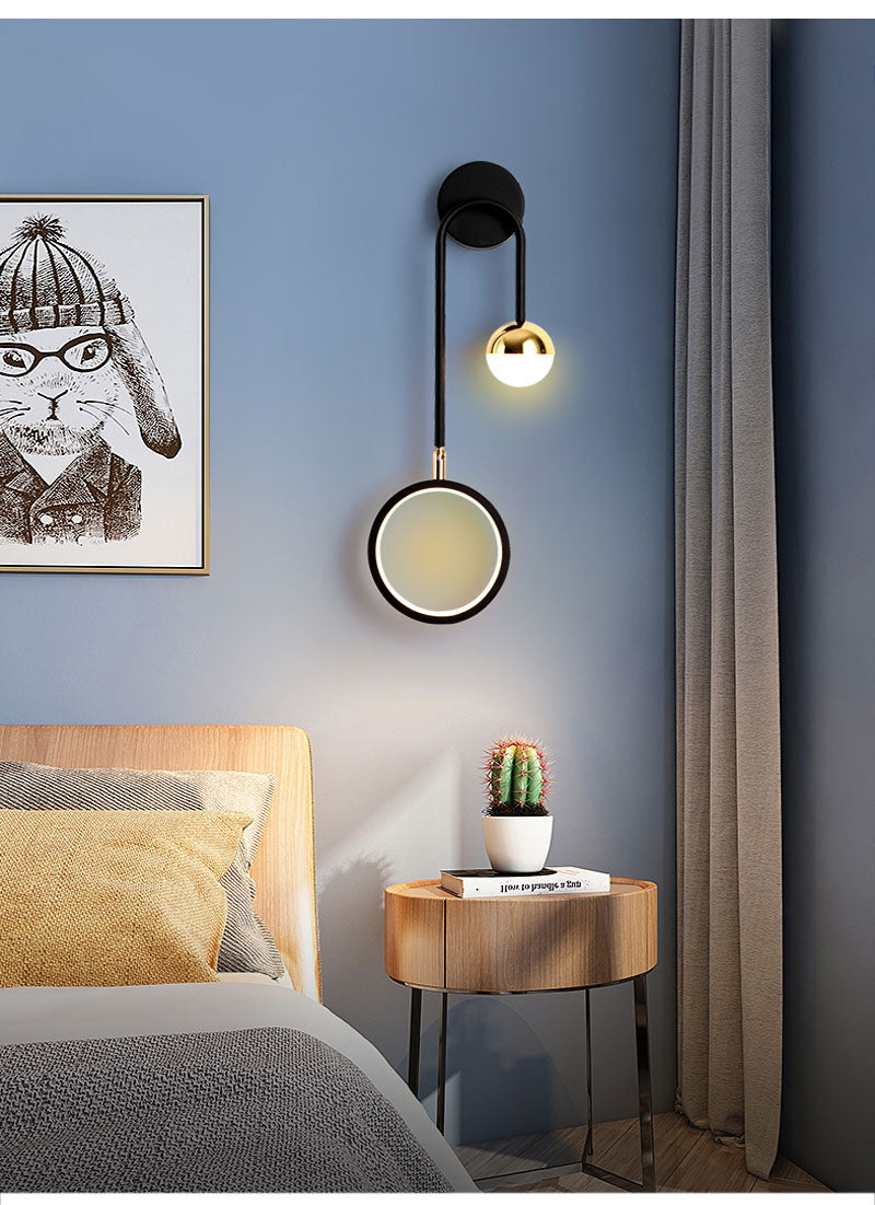 GRN Creative Nordic Modern Minimalist Bedroom Bedside Lamp