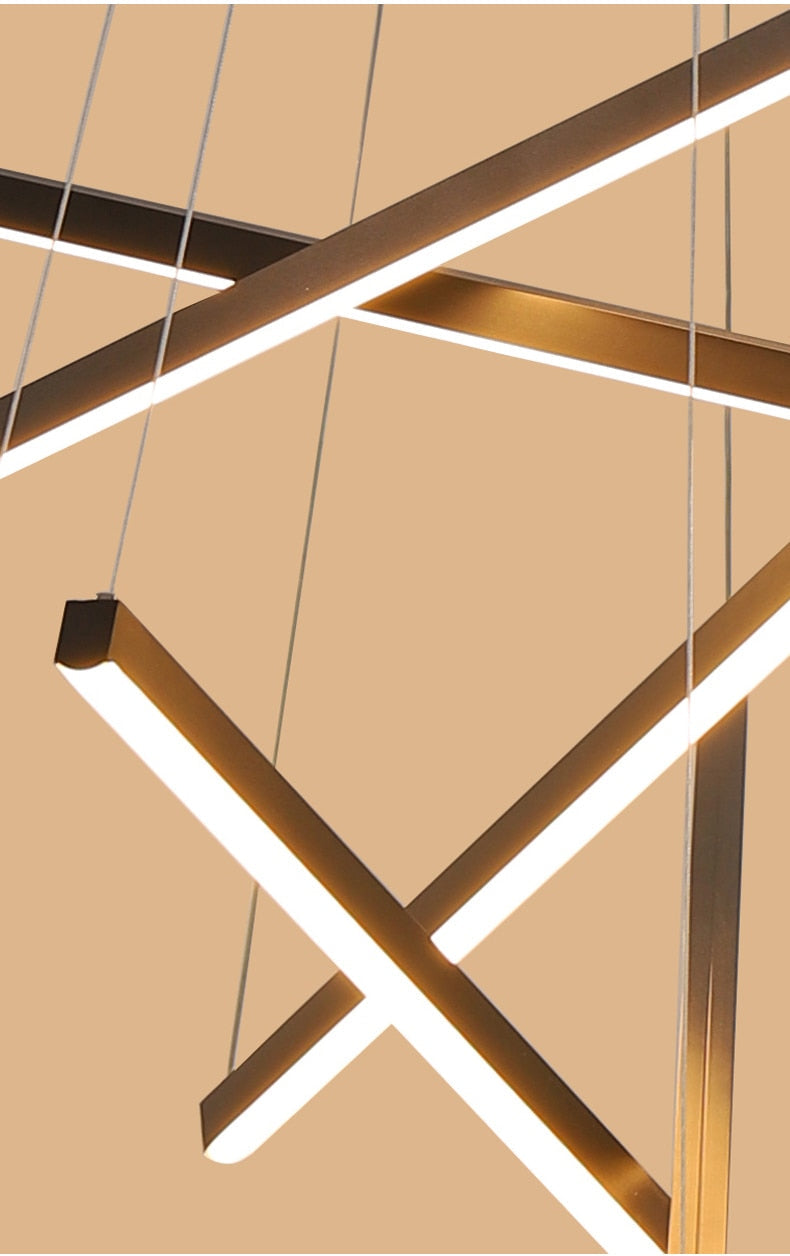 Ylk Black Luxury LED Chandelier